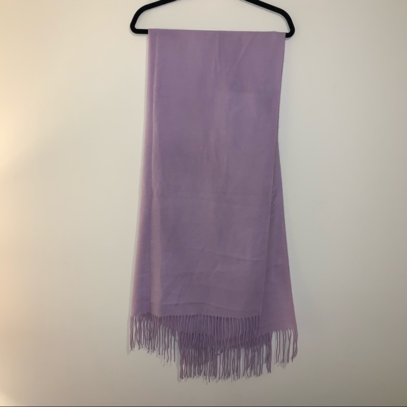 Pastel Lavender Long Scarf - Picture 2 of 10